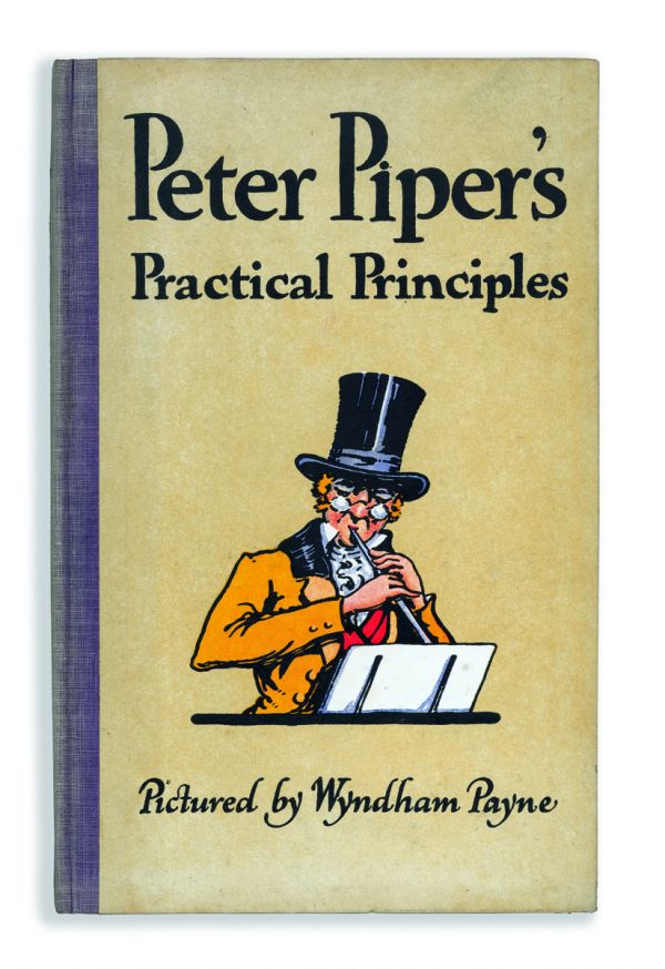 Book cover of Wyndham Payne Design, with Jemima puddle duck, and a singer sewing machine. Published by ACC Art Books.