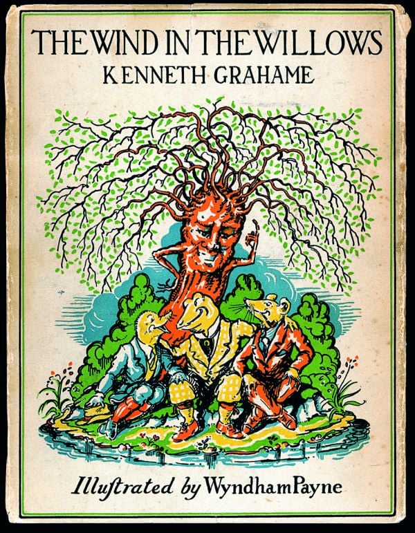 Book cover of Wyndham Payne Design, with Jemima puddle duck, and a singer sewing machine. Published by ACC Art Books.