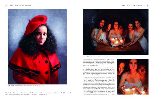 Book cover of International Realism: 14th International ARC Salon, featuring Gregory Mortenson's oil painting 'Standing Proud', with a young girl among the children at an orphanage in Haiti. Published by ACC Art Books.