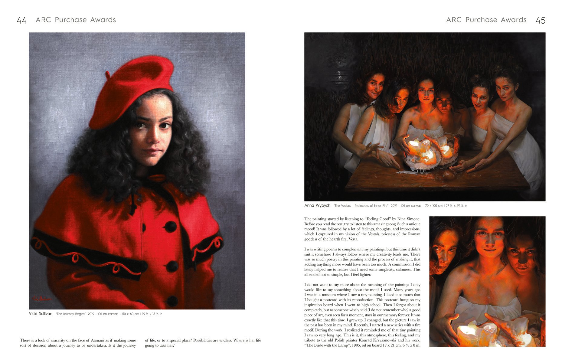 Book cover of International Realism: 14th International ARC Salon, featuring Gregory Mortenson's oil painting 'Standing Proud', with a young girl among the children at an orphanage in Haiti. Published by ACC Art Books.