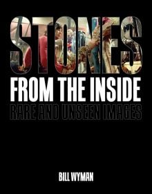 Book cover of From the Inside: Rare and Unseen Images, with a backstage shot of Mick Jagger. Published by ACC Art Books.
