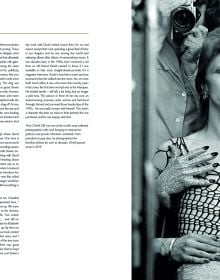 Book cover of David Bowie: Icon, featuring a montage of ninety iconic shots of David Bowie from all eras. Published by ACC Art Books.