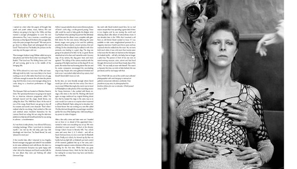 Book cover of David Bowie: Icon, featuring a montage of ninety iconic shots of David Bowie from all eras. Published by ACC Art Books.