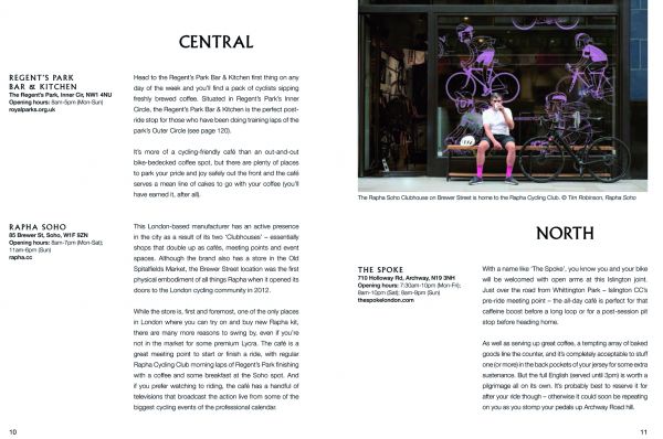 Book cover of Bike London, with a cyclist riding over bridge in London. Published by ACC Art Books.