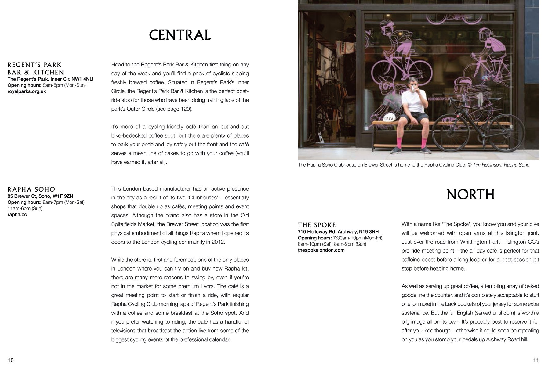 Book cover of Bike London, with a cyclist riding over bridge in London. Published by ACC Art Books.