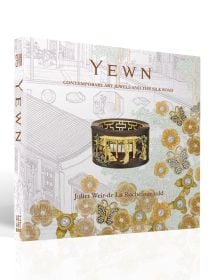 Book cover of Yewn: Contemporary Art Jewels and the Silk Road, featuring a reclaimed wood bangle, with yellow Sapphire set in 18K yellow gold. Published by ACC Art Books.