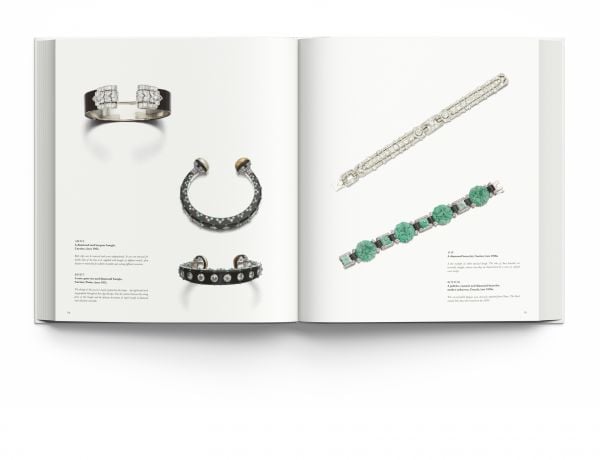 Book cover of Understanding Jewellery, The 20th Century, featuring luxury diamond and ruby jeweled bangles. Published by ACC Art Books.