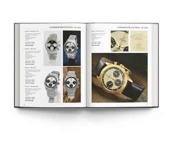 Three silver Rolex watches, on black cover, INVESTING IN WRISTWATCHES ROLEX in white font above, by ACC Art Books.