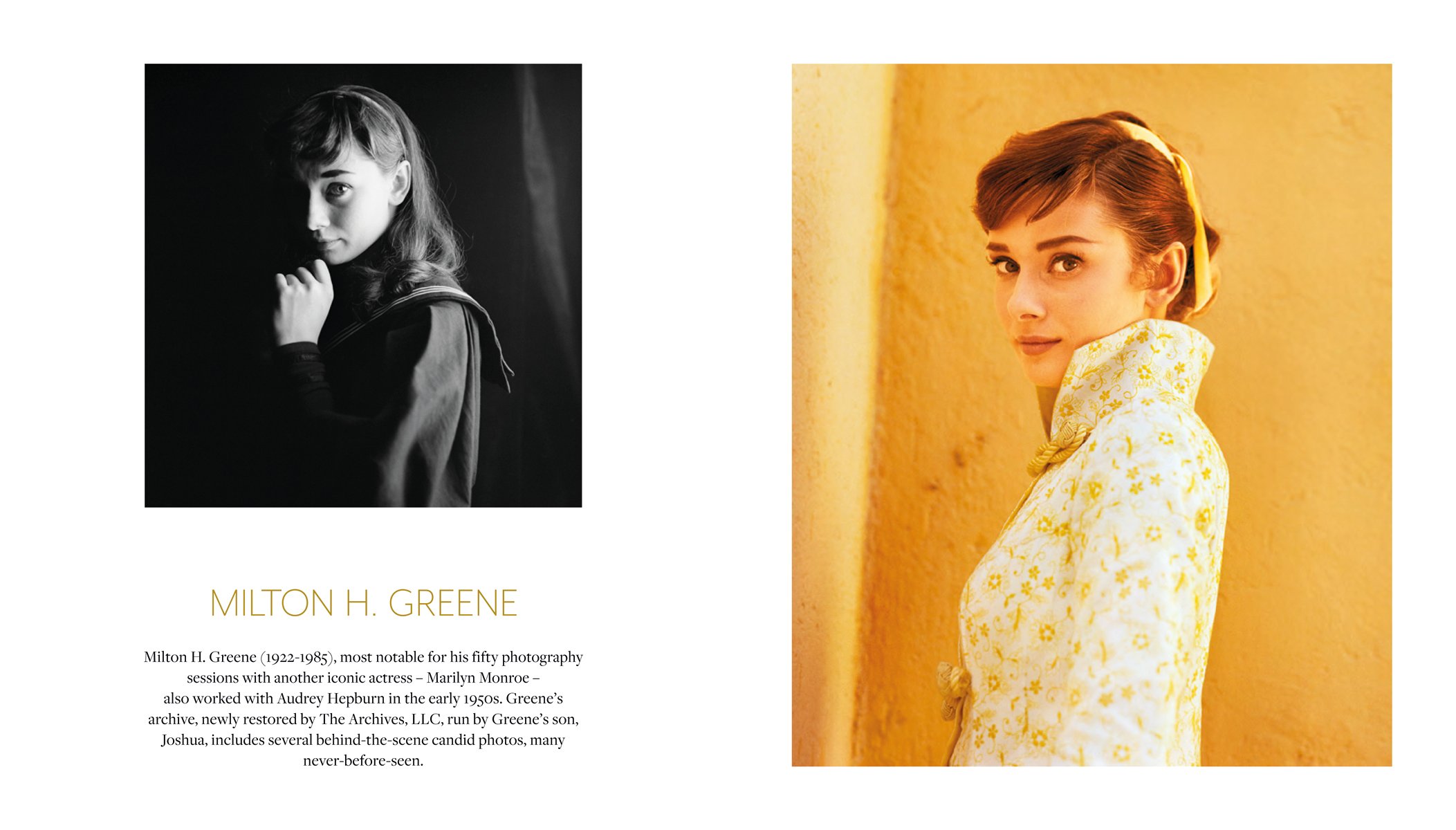Book cover of Always Audrey: Six Iconic Photographers. One Legendary Star, featuring the actress wearing a pink dress, leaning on wall of pink bougainvillea flowers. Published by ACC Art Books.