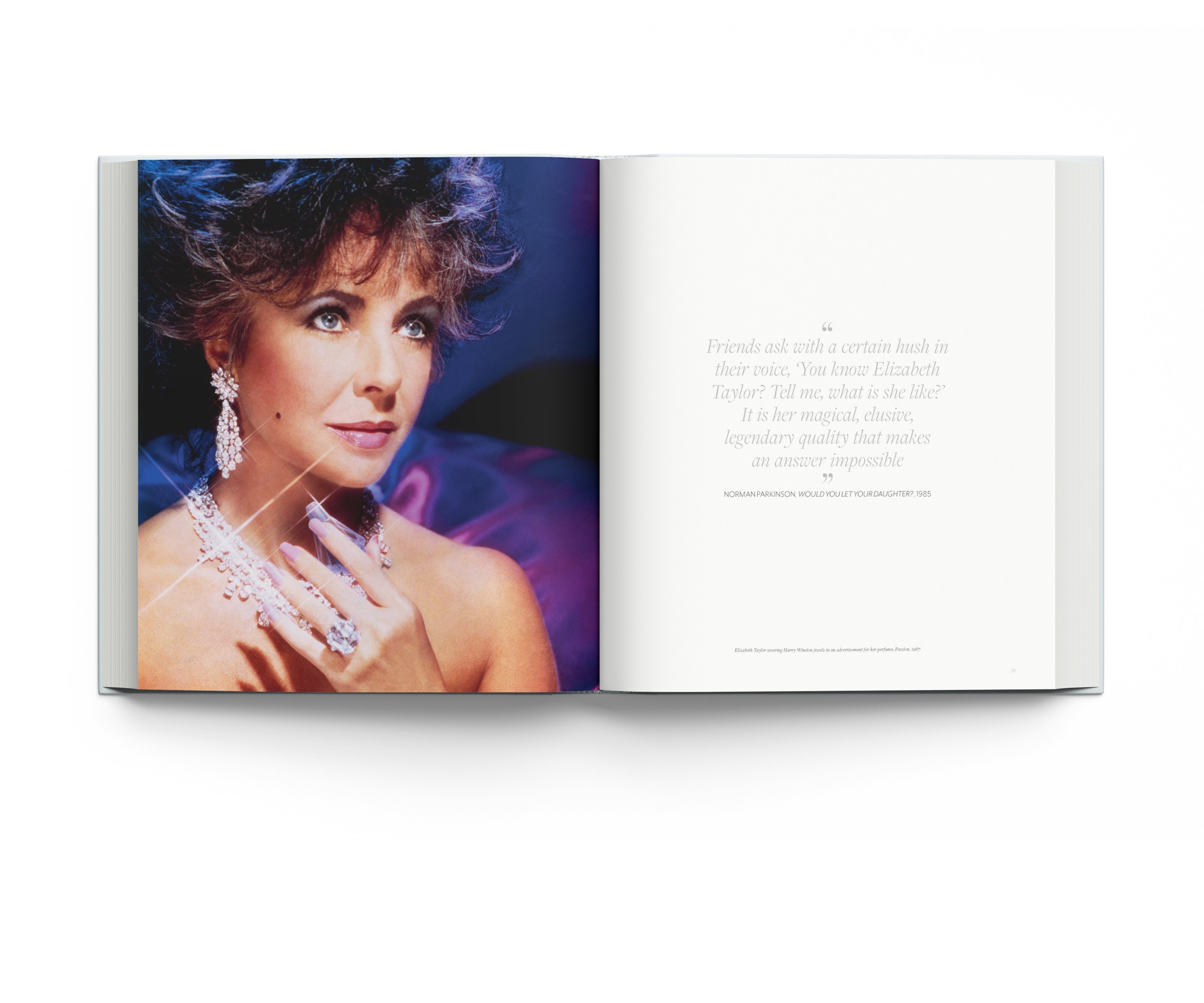 Book cover of Forever Elizabeth, Iconic Photographers on a Legendary Star, featuring a captivating close up of a blue-eyed Elizabeth Taylor. Published by ACC Art Books.