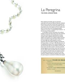 Cambridge Lover’s Knot tiara, with diamonds and pearls, on white cover of 'Christie's The Jewellery Archives Revealed' by ACC Art Books.