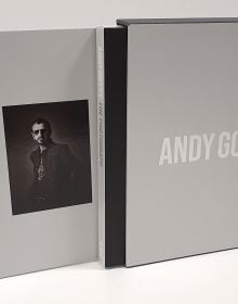 Book cover of Andy Gotts The Photograph; Ringo Starr Deluxe Edition, featuring Scarlett Johansson smirking at camera. Published by ACC Art Books.