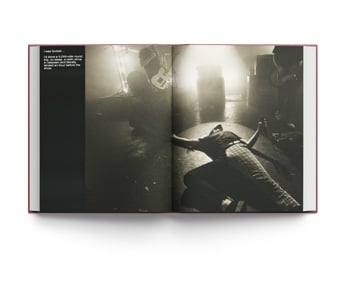 Book cover of All My Friends Have Deserted: Photos of Yungblud by Tom Pallant, with a Promo shot of Yungblud in bold makeup pouting at camera, resting his hands under chin. Published by ACC Art Books.