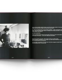 Book cover of All My Friends Have Deserted: Photos of Yungblud by Tom Pallant, with a Promo shot of Yungblud in bold makeup pouting at camera, resting his hands under chin. Published by ACC Art Books.