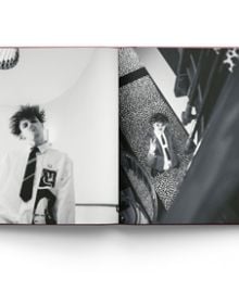 Book cover of All My Friends Have Deserted: Photos of Yungblud by Tom Pallant, with a Promo shot of Yungblud in bold makeup pouting at camera, resting his hands under chin. Published by ACC Art Books.