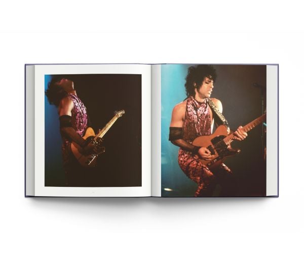 Book cover of Prince: Icon, featuring a portrait of the American singer and musician. Published by ACC Art Books.