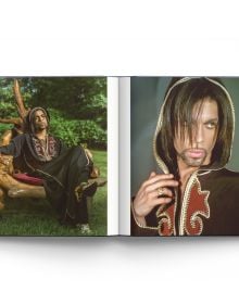Book cover of Prince: Icon, featuring a portrait of the American singer and musician. Published by ACC Art Books.