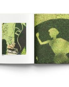 Book cover of Multiple Exposures Allen Jones & Photography, with the silhouette of female figure on wall. Published by ACC Art Books.