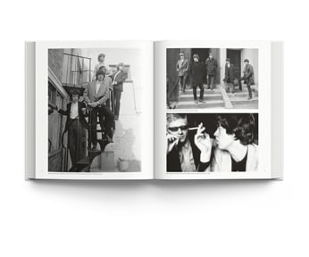 Book cover of Terry O'Neill's Rock 'n' Roll Album', with a promo shot of David Bowie, Diamond Dogs, London, 1974. Published by ACC Art Books.