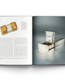 Book cover of The Style of Time', with two halves of a luxury silver wristwatch. Published by ACC Art Books.