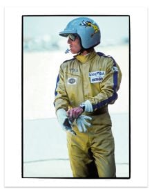Slip cased book cover of Paul Newman: Blue-Eyed Cool, Deluxe, Al Satterwhite, featuring a publicity shot of Paul Newman as Jim Kane in Pocket Money. Published by ACC Art Books
