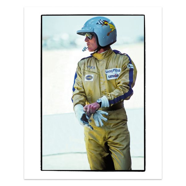 Slip cased book cover of Paul Newman: Blue-Eyed Cool, Deluxe, Al Satterwhite, featuring a publicity shot of Paul Newman as Jim Kane in Pocket Money. Published by ACC Art Books