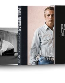 Slip cased book featuring publicity shot of Paul Newman as Jim Kane in Pocket Money, to cover of BLUE-EYED COOL.