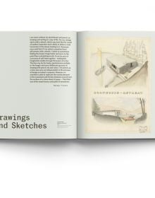 Book cover of Norman Foster', featuring one of the world's tallest bridges, the Millau Viaduct in France surrounded by low cloud. Published by ACC Art Books.