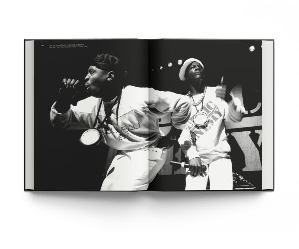 American hip hop trio, The Alkaholics, one member holding a ten-pound note, on cover of 'Normski, Man with the Golden Shutter', by ACC Art Books.