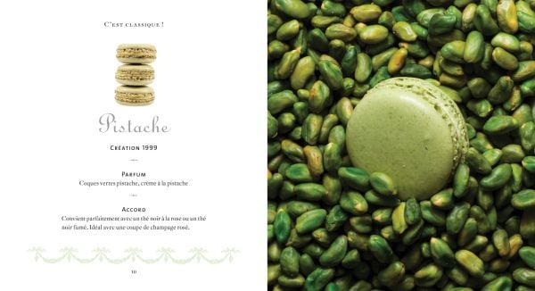 Box cover of Ladurée Macarons, The Recipes, with colorful macarons. Published by ACC Art Books.