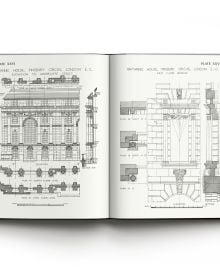 Book cover of 'The Architecture of Sir Edwin Lutyens, Volume 3: Public Buildings, Etc.', featuring London's Westminster bank. Published by ACC Art Books.