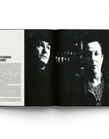 Book cover of Soho Night & Day, with black and white photos of London's nightlife, including inside a casino. Published by ACC Art Books.