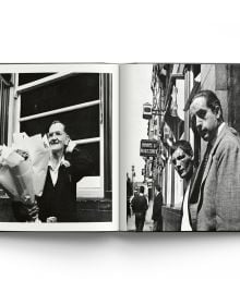 Book cover of Soho Night & Day, with black and white photos of London's nightlife, including inside a casino. Published by ACC Art Books.