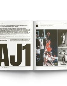 Book cover of Maria Luisa Miraldi's Sneakers: The Classics, with the side of a white Nike Air Jordan 1 shoe. Published by ACC Art Books.