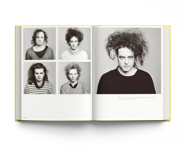 Book cover of The Cure: Stills, with a close up of front man Robert Smith in red lipstick. Published by ACC Art Books.
