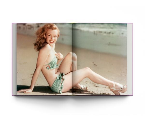 Book cover of Terry Newman's Marilyn Monroe Style, with the American actress smiling at camera. Published by ACC Art Books.