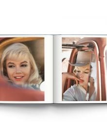 Book cover of Marilyn Monroe: By Eve Arnold, with the actress wearing denim jacket as she strikes a pose on the set of 'The Misfits', 1960. Published by ACC Art Books.