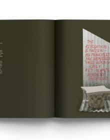Book cover of Fragments: Ian Hamilton Finlay. Published by ACC Art Books.