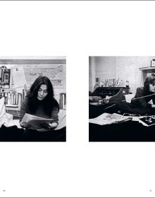 Book cover of Dream Lovers: John and Yoko in NYC: The Photographs of Brian Hamill; with a couple staring at viewer. Published by ACC Art Books.
