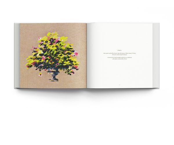 Book cover of Bouquet: Floral Arrangements at the Metropolitan Museum; with a colourful drawing of a vase of flowers. Published by ACC Art Books.