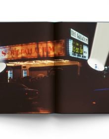 Book cover of Blondie in Camera 1978, featuring a promo shot of the band on the roof of New York recording studio The Record Plant, where One Way Or Another was recorded. Published by ACC Art Books.