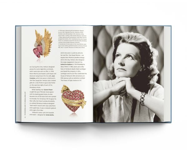 Book cover of The Modern Guide to Vintage Jewellery; featuring jewelled brooches and bangles. Published by ACC Art Books.