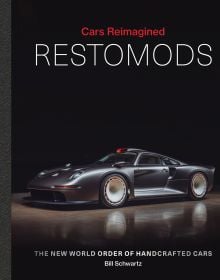 Book cover of Restomods: The New World Order of Handcrafted Cars, featuring a Carbon Porsche 935. Published by ACC Art Books.