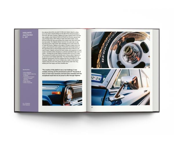 Book cover of Restomods: The New World Order of Handcrafted Cars, featuring a Carbon Porsche 935. Published by ACC Art Books.