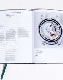 Book cover of The Rolex Legacy: The history of Rolex through 120 seminal and rare watches; featuring a silver Rolex watch. Published by ACC Art Books.