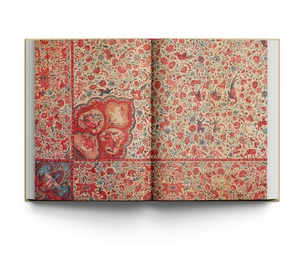 Book cover of Chintz: Indian Cotton Textiles from the Karun Thakar Collection; featuring floral textile. Published by ACC Art Books.