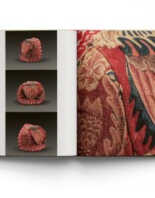 Book cover of Chintz: Indian Cotton Textiles from the Karun Thakar Collection; featuring floral textile. Published by ACC Art Books.