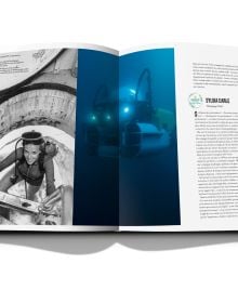 Book cover of Oyster Perpetual Submariner: The Watch that Unlocked the Deep, with a silver, black-faced Rolex watch. Published by Wallpaper*.