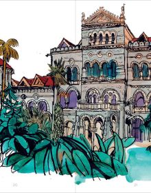 Book cover of Timeless Mumbai: A Visual Journey Through Mumbai's Heritage. Published by Kulturalis.