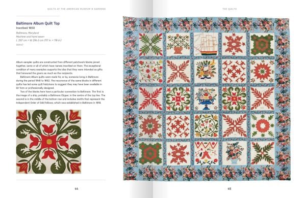 Book cover of Quilts at the American Museum & Gardens; featuring a bright coloured quilt with a star pattern. Published by Kulturalis.